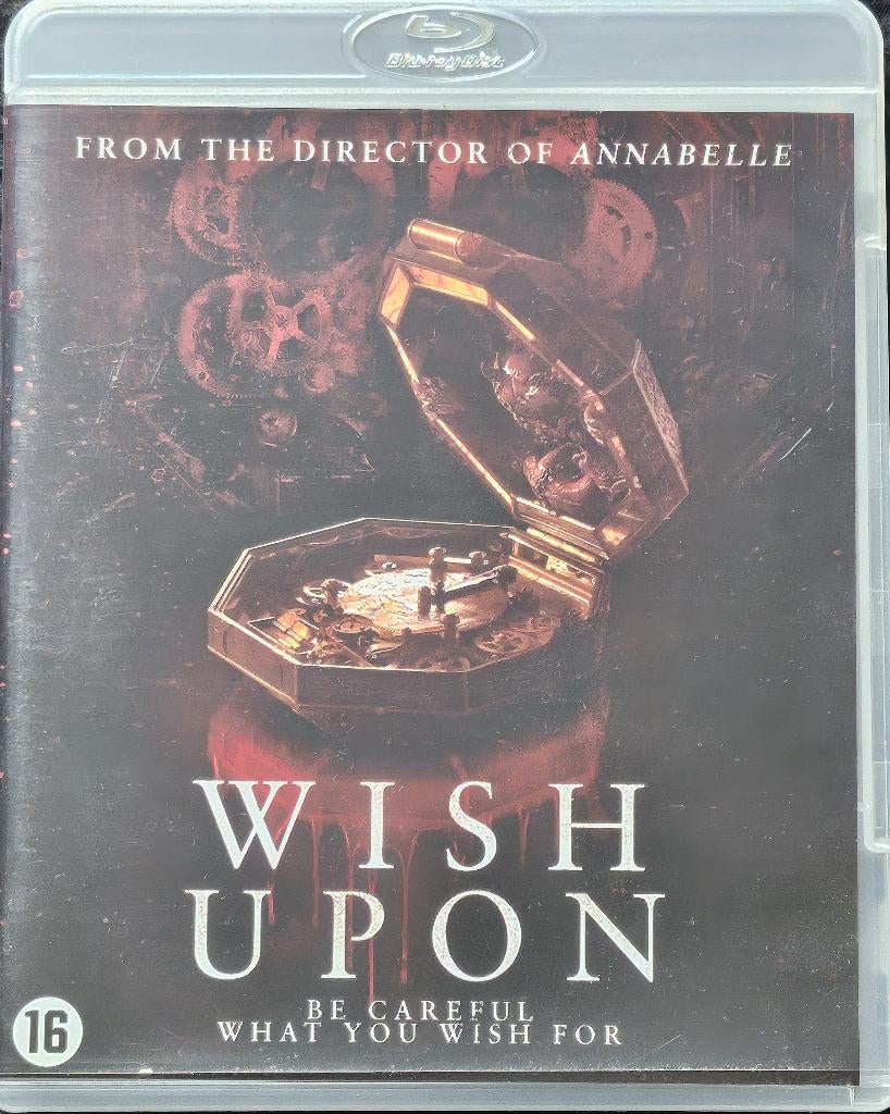 Wish Upon (2017) Blu Ray, Ophalen of Verzenden, Zo goed als nieuw, Horror