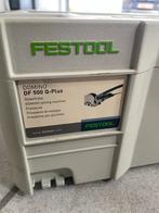 Festool domino DF 500 Q Plus met box en blokjes, Ophalen, Zo goed als nieuw, Elektrisch