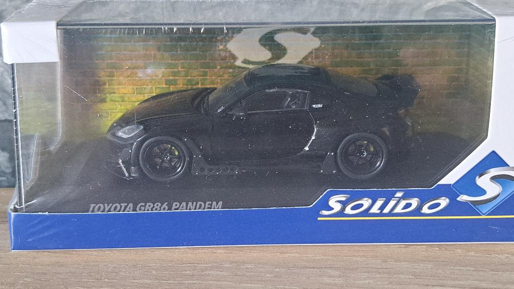 Toyota GR86 PANDEM BLACK 1/43ème, Hobby en Vrije tijd, Modelauto's | 1:43, Solido, Auto, Solido, Nieuw