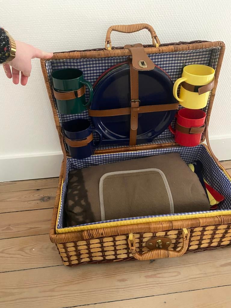 Picknick mand compleet, Ophalen of Verzenden, Zo goed als nieuw