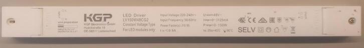 KGP Constant Voltage LED Driver LV150W48CG2, Doe-het-zelf en Bouw, Elektriciteit en Kabels, Zo goed als nieuw, Overige typen, Ophalen of Verzenden