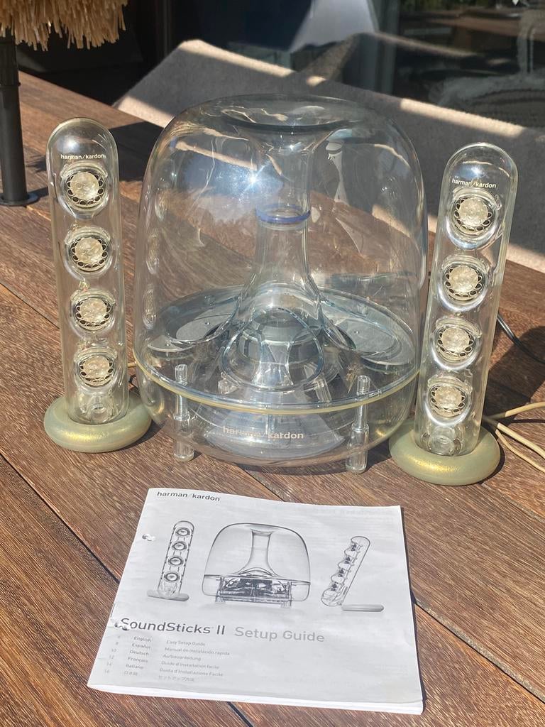 Harman kardon soundsticks 2, Ophalen, Zo goed als nieuw
