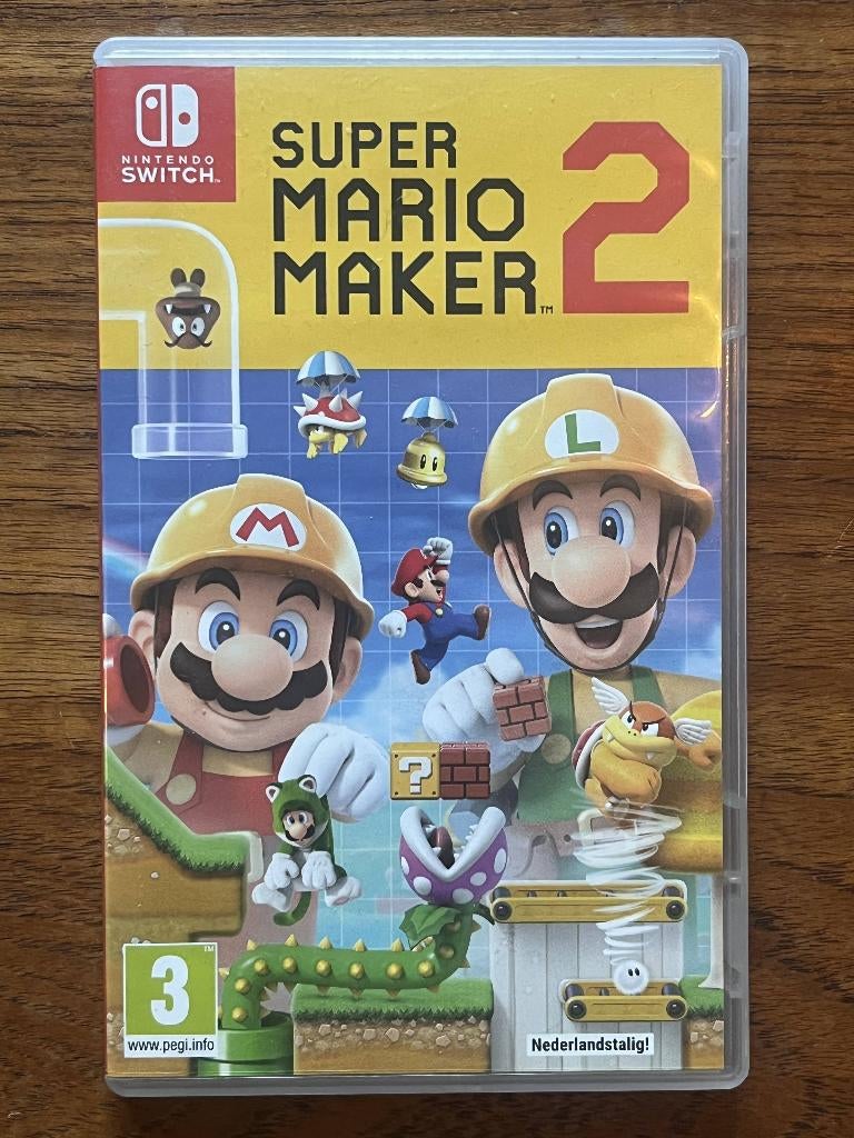 Super Mario Maker 2 (Nintendo Switch), Games en Spelcomputers, Online, Gebruikt, 2 spelers, Vanaf 3 jaar