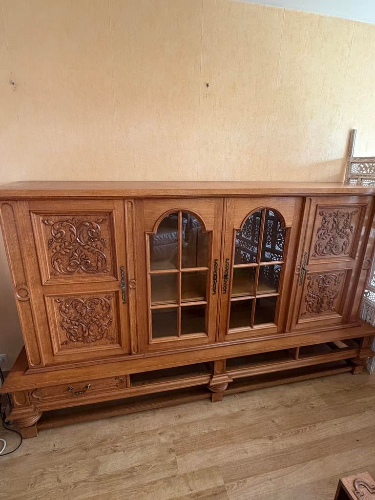 Buffet - vitrine, Maison & Meubles, Enlèvement, Comme neuf, Avec tiroir(s)