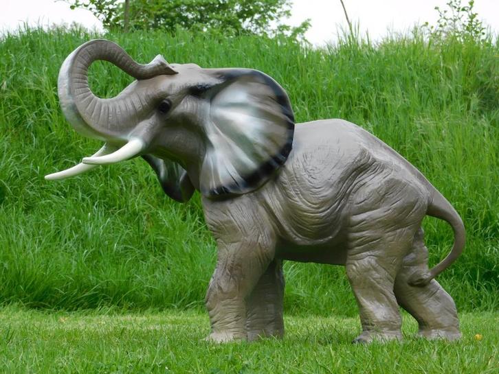 tuinbeeld van een olifant, Jardin & Terrasse, Statues de jardin, Neuf, Animal, Synthétique, Enlèvement ou Envoi