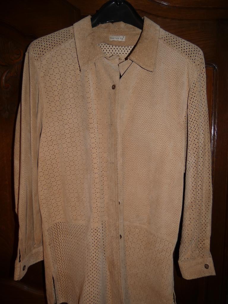 Damesvest daim Cayenne maat 44, Kleding | Dames, Ophalen of Verzenden, Gedragen, Maat 42/44 (L)