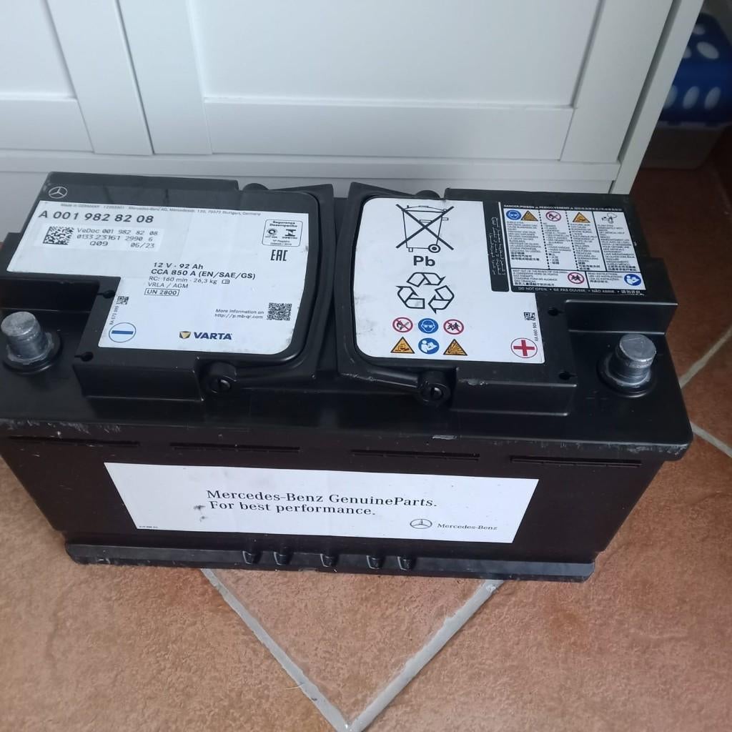 Autobatterij Varta, Autos : Pièces & Accessoires, Batteries & Accessoires, Enlèvement, Utilisé, Mercedes-Benz