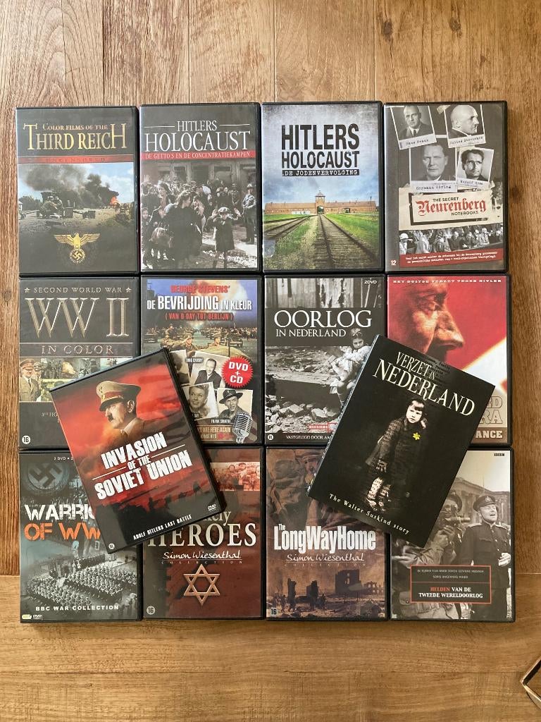 Pakket WO2 documentaires (14 stuks), Cd's en Dvd's, Dvd's | Documentaire en Educatief, Gebruikt, Ophalen of Verzenden