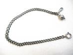 Antieke zilver zakhorloge ketting, gekeurd., Ophalen of Verzenden, Zilver, Ketting