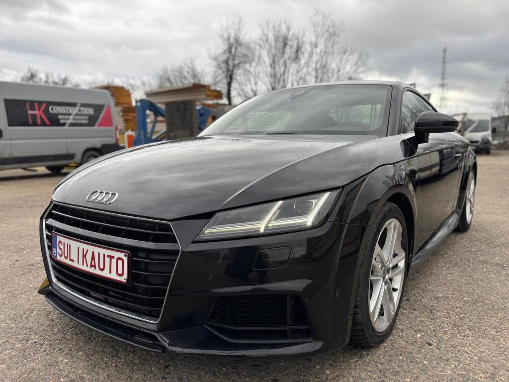 Audi TT 2015 117.000km S-Line, Autos, Audi, Entreprise, TT, Diesel, Euro 6, 3 portes, Boîte manuelle, Noir, Noir, Cuir, Enlèvement