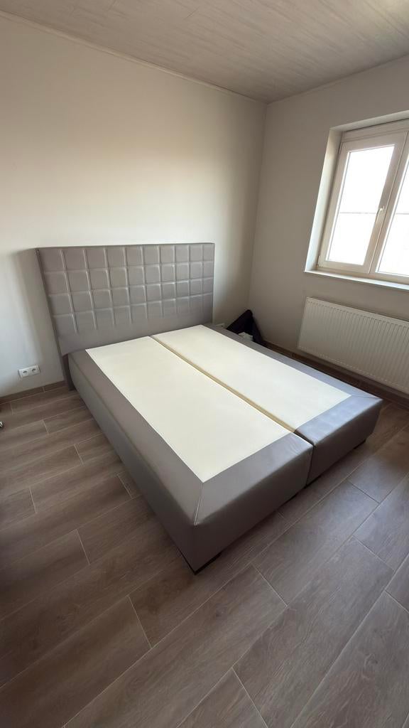 Bed - Boxspring - Zonder Matras - 160x200, Enlèvement, Utilisé, 200 cm, Deux personnes