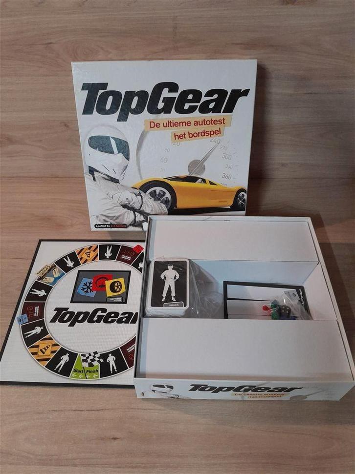 Topgear - de ultieme autotest - het bordspel - s5320, Hobby en Vrije tijd, Gezelschapsspellen | Bordspellen, Zo goed als nieuw