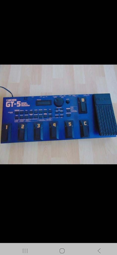 Pedaal Boss GT-5 Gitaar effecten processor ., Muziek en Instrumenten, Ophalen, Nieuw, Multi-effect