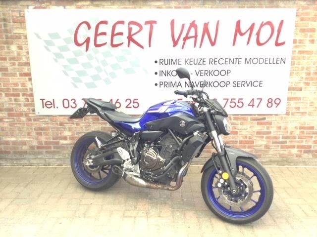 Yamaha MT 07, 11/2017, Motoren, 2 cilinders, Occasion, Motorrijbewijs A, Bedrijf