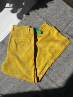 Corduroy broek, United Colors of Benetton., Kleding | Dames, Broeken en Pantalons, Geel, Maat 42/44 (L), Nieuw, Ophalen of Verzenden