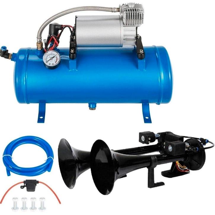 Compressor & luchthoorn set (12V ), Autos : Divers, Autos divers Autre, Envoi