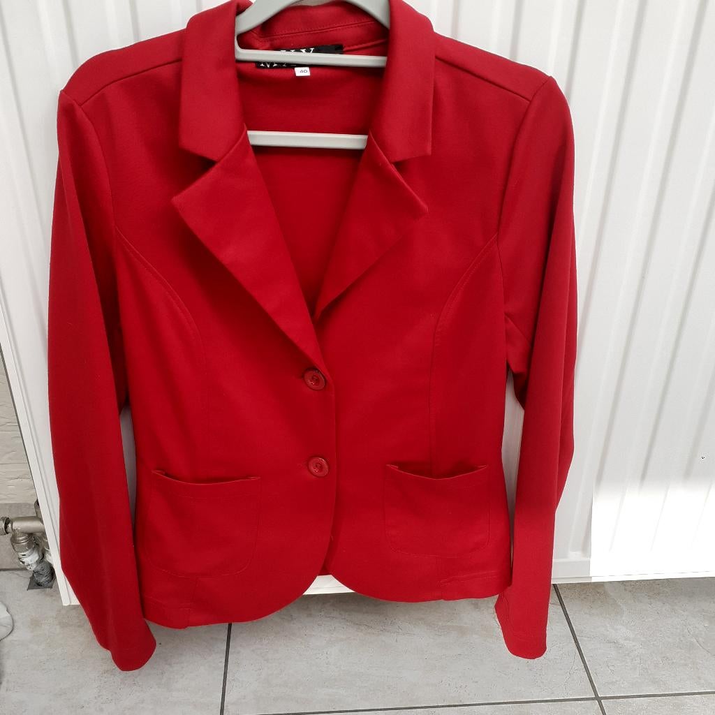 mooi rood jasje maat 40, Ophalen of Verzenden, Maat 38/40 (M), Rood, Jasje