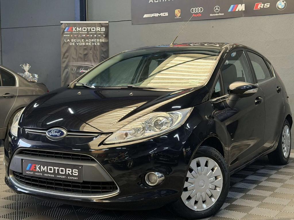 Ford Fiesta TITANIUMCLIM DIGITALEURO-5V.MULTIPROPR, Auto's, Euro 5, Stof, Zwart, 4 cilinders