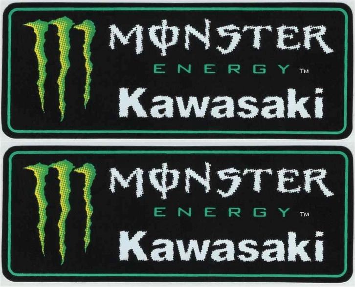 Monster Energy sticker set #10, Motos, Accessoires | Autocollants, Envoi
