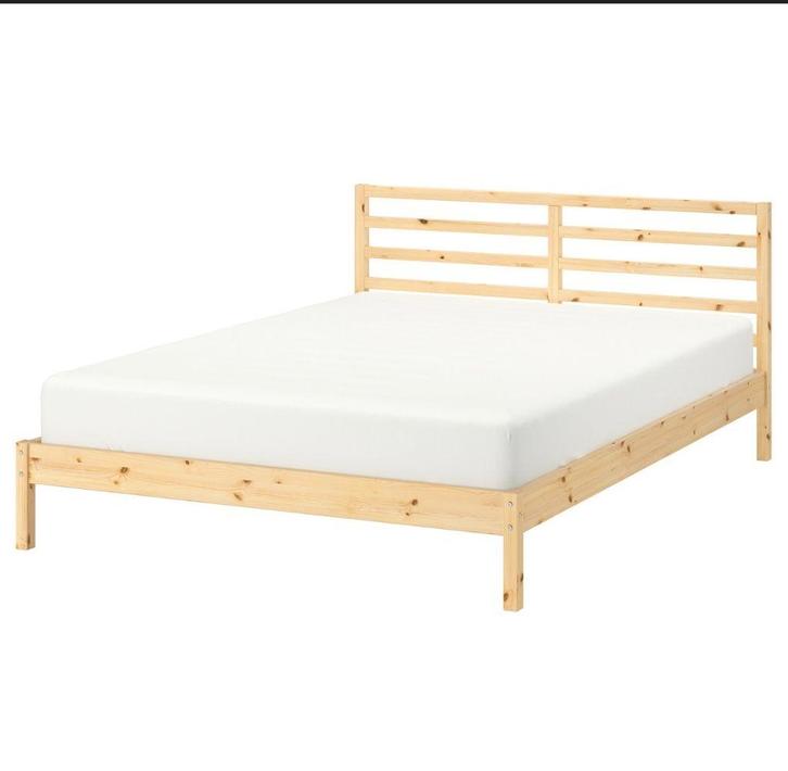 Structure de lit IKEA TARVA en pin massif - 160x200 cm, Maison & Meubles, Chambre à coucher | Lits, Queen size, 200 cm, Bois, Enlèvement
