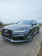 Audi RS6 Avant Performance 605pk Lichte-vracht Gekeurd, Autos, Audi, Cuir, Argent ou Gris, Achat, Euro 6