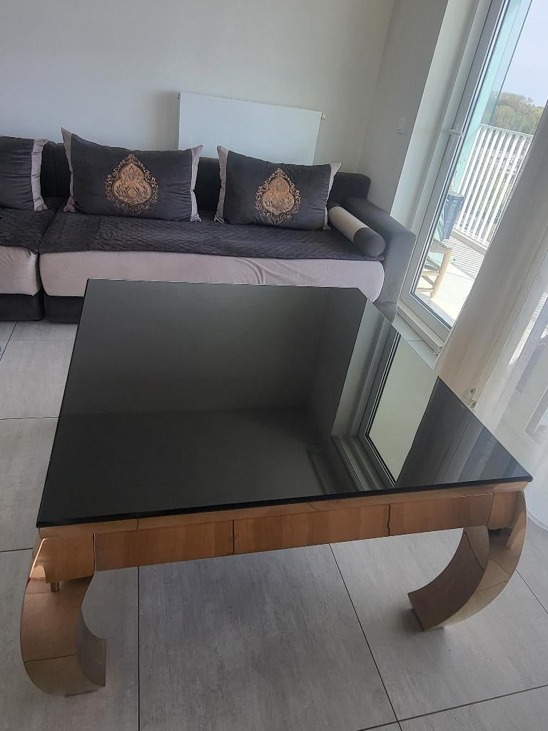 Canapé, Maison & Meubles, Canapés | Salons, Utilisé, Banc d'angle, Bois, Tissus, Enlèvement