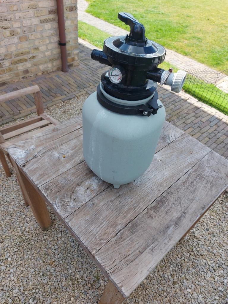 Zandfilter voor zwembad etc, Ophalen