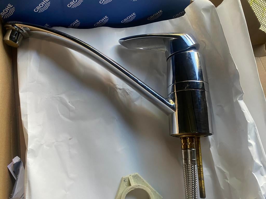 Grohe keuken mengkraan, Ophalen of Verzenden, Gebruikt, Chroom, Kraan