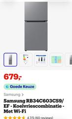 NIEUW 2 X Samsung koelvriescombinatie 344L – NoFrost – WiFi, Elektronische apparatuur, Koelkasten en IJskasten, Ophalen, 200 liter of meer