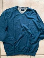 Heren trui pull Pierre Cardin M petrol kleur katoe als nieuw, Ophalen of Verzenden, Zo goed als nieuw