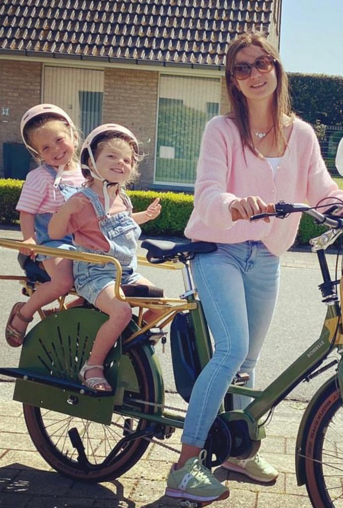 Fiets Longtail Achielle e bike, Vélos & Vélomoteurs, Vélos électriques, Enlèvement, Comme neuf, Moins de 30 km par batterie, Autres marques