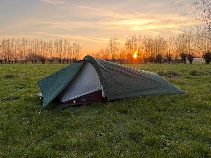 Jack wolfskin gossamer licht gewicht 1 persoons tent, Caravanes & Camping, Tentes, Comme neuf, Enlèvement