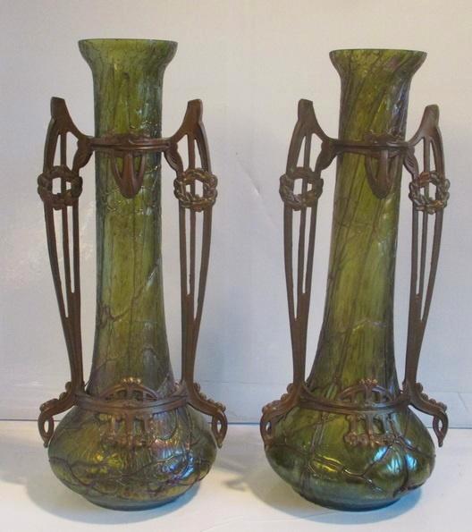 vases en verre art nouveau Loetz Palme Konig Kralik, Antiquités & Art, Antiquités | Verre & Cristal, Envoi