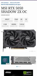 Rtx 5050 8gb / Rtx 2060 6gb, Computers en Software, Videokaarten, Ophalen, GDDR6, Nieuw, HDMI