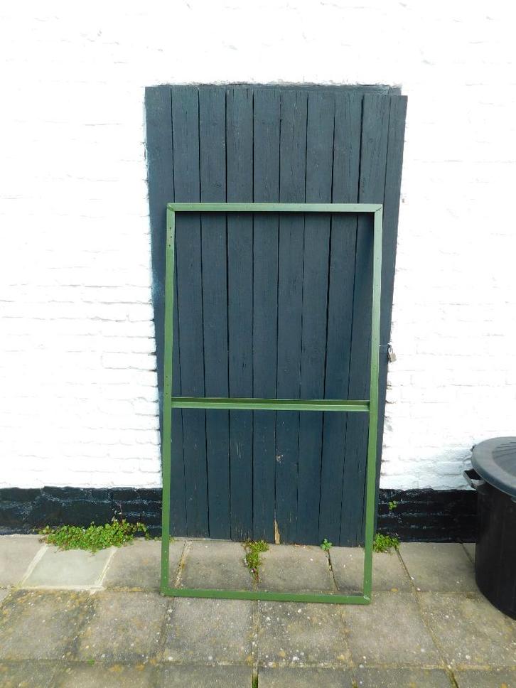 barrière en métal - châssis - encadrement - maison, Jardin & Terrasse, Clôtures de jardin, Utilisé, Autres types, Fer, Enlèvement