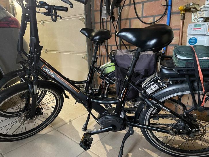 Elektrische plooifiets lacross, Vélos & Vélomoteurs, Vélos | Vélos pliables, Comme neuf, 20 pouces ou plus, Totalement pliable