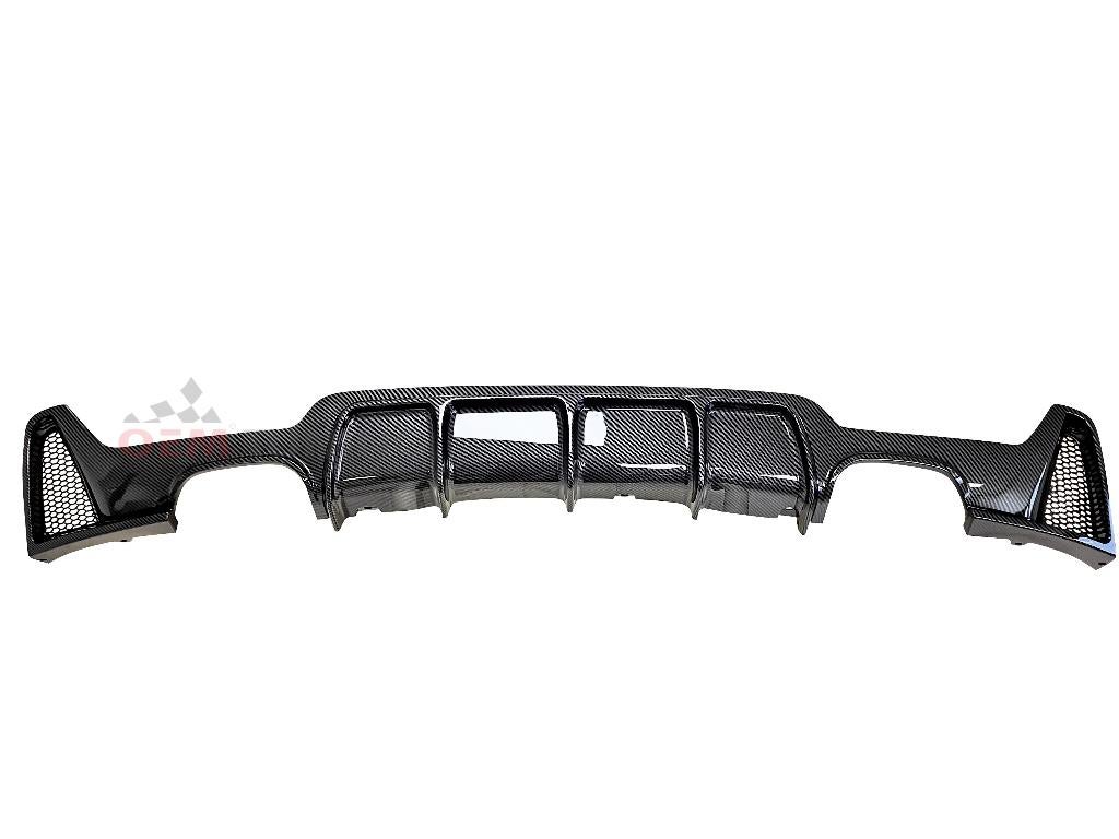 Diffuseur M‑Performanc Style 00-00 F32/F33/F36 aspect carbon, Autos : Pièces & Accessoires, Neuf, Arrière, BMW, Enlèvement ou Envoi