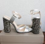 Mooie zilveren sandalen 38, Zara, Zo goed als nieuw, Sandalen of Muiltjes, Ophalen of Verzenden