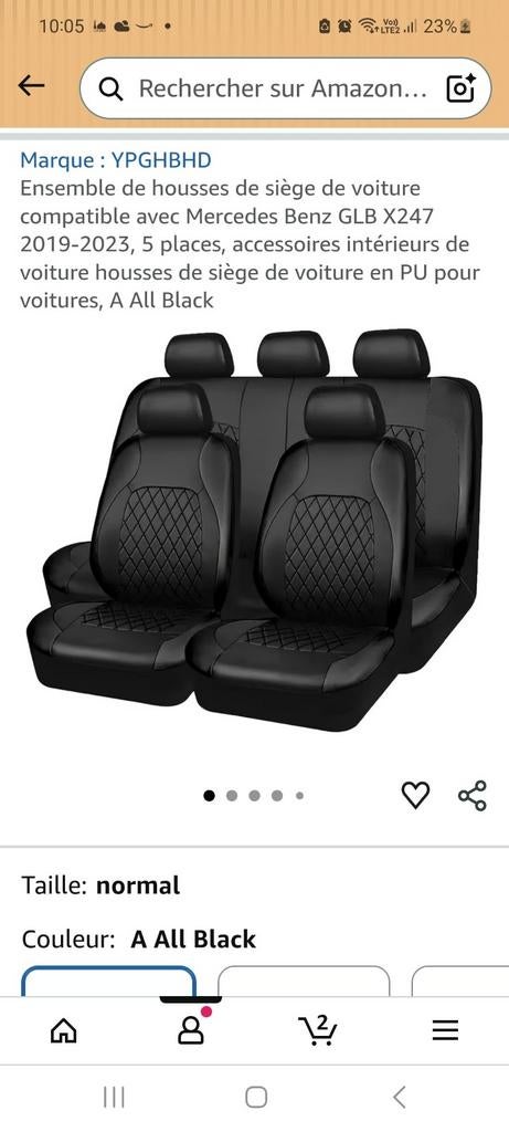 Ensemble de hausse de siege voiture mercedes glb, Autos : Pièces & Accessoires