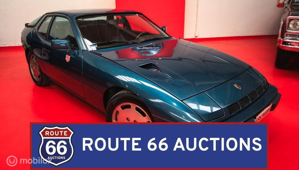 Porsche 924 Turbo | 1980 | Route 66 Auctions, Auto's, Zwart, Bedrijf, Overige carrosserie, Porsche