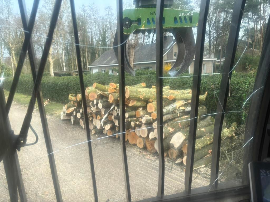 brandhout 3 meter, Ophalen