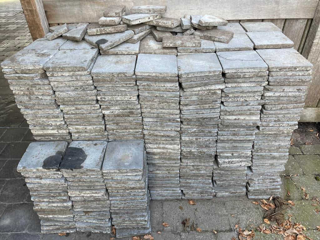 Terrastegels, Ophalen, Zo goed als nieuw, Terrastegels, Natuursteen