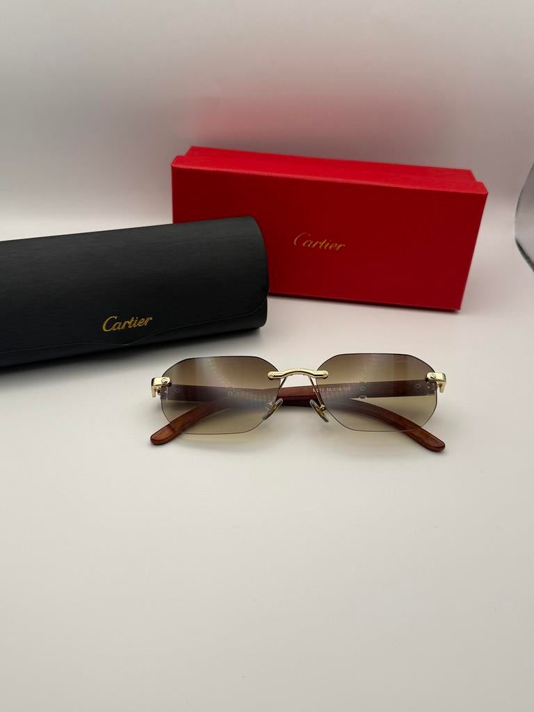 Cartier zonnebril heren nieuw, Ophalen of Verzenden, Zo goed als nieuw, Zonnebril