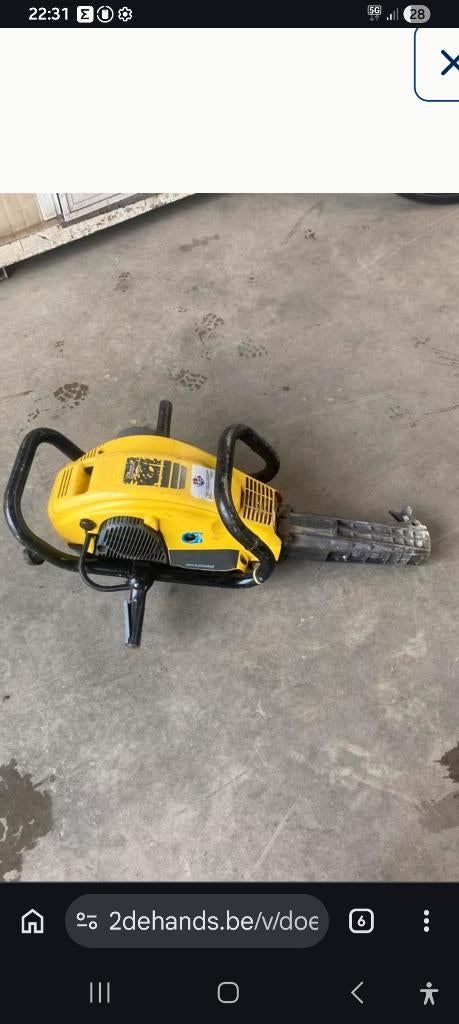 Marteau de démolition avec 2 burins ATLAS COPCO ProI, Bricolage & Construction, Enlèvement, Utilisé