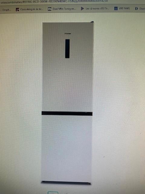 COMBI KOELKAST NIEUW, Elektronische apparatuur, Koelkasten en IJskasten, Nieuw, Met aparte vriezer, 200 liter of meer, Ophalen