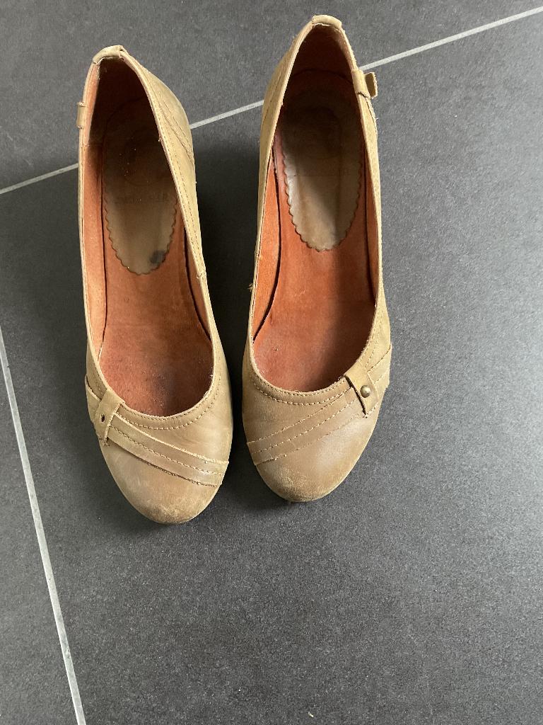Schoenen taupe maat 38, Bruin, Sixtyseven, Gedragen, Ballerina's
