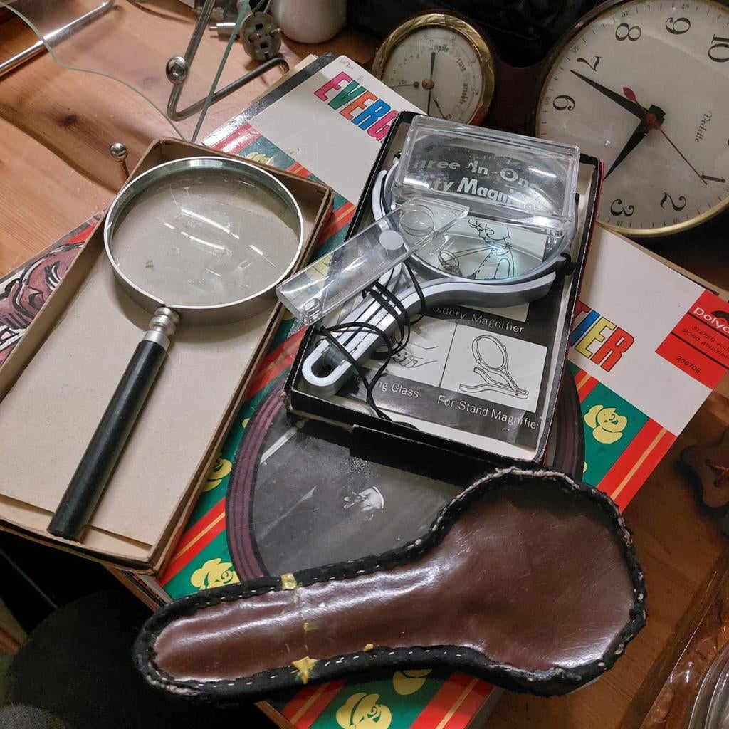 Lot vergroot glazen 12 stuks, Ophalen