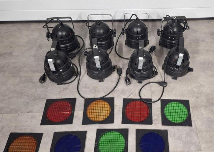 Discobar par 56 lampen  met kleurenfilters, Muziek en Instrumenten, Licht en Laser, Gebruikt, Licht, Kleur, Ophalen