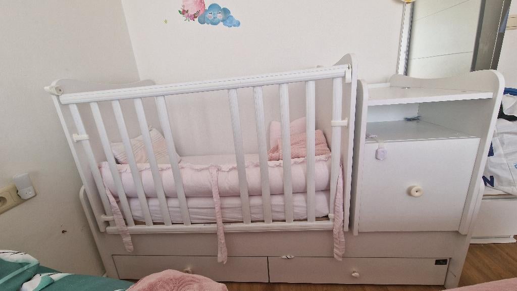 Trend Plus Lorelli combi 5n1, Lit mezzanine ou Lit superposé, Enlèvement ou Envoi, 70 à 85 cm, Utilisé