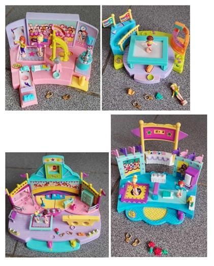 vintage volledige collectie polly pocket turnfest, Collections, Jouets miniatures, Comme neuf, Enlèvement ou Envoi